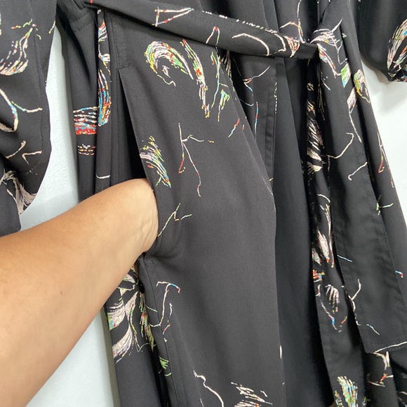 Aritzia Babaton Black Floral Quincey Jacket Size XXS - Picture 6 of 10